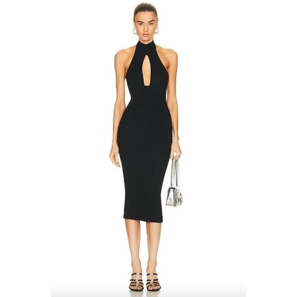 Alix NYC Milla Dress Black Womens Size Large - Picture 1 of 10